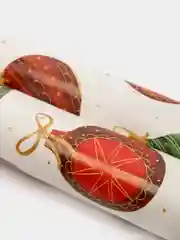 Бумага упаковочная новогодняя "Елочные шары"