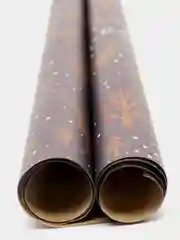 Индиго бумага упаковочная подарочная, крафтовая "Новогодняя"