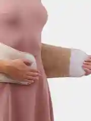 Пояс Холти меховой из овечьей шерсти для спины эластичный компрессионный бандаж. Унисекс