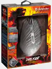 Игровая мышь Defender Dark Agent GM-590L 6 кнопок,12800dpi