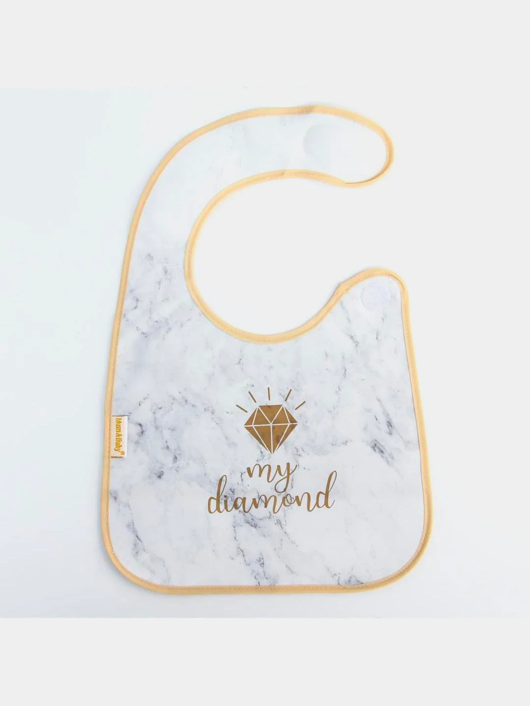 Нагрудник "My diamond" непромокаемый на липучке
