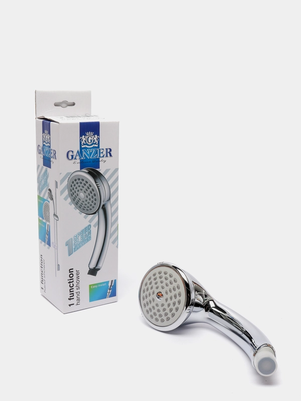 GANZER лейка для душа d80мм, 1 режим, хром