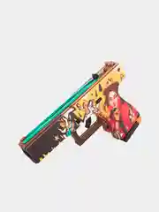 Деревянный пистолет Глок 18 (Glock 18) v1.6 Королева пуль (резинкострел) КС ГО / CS GO