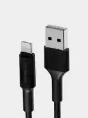 Черный кабель для зарядки Borofon BX1 Micro 2A, Type-C 3A