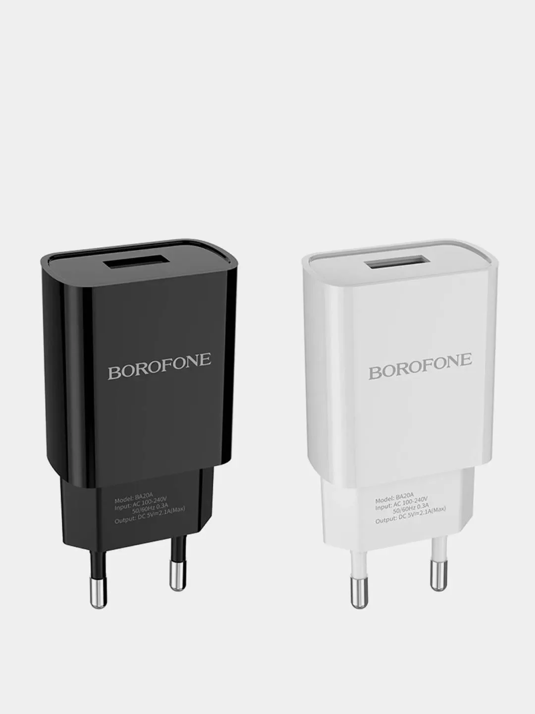 Сетевое зарядное устройство Borofon A20A, 1 x USB, до 2,1А