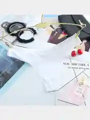 Белый бесшовные женские трусы, стринги