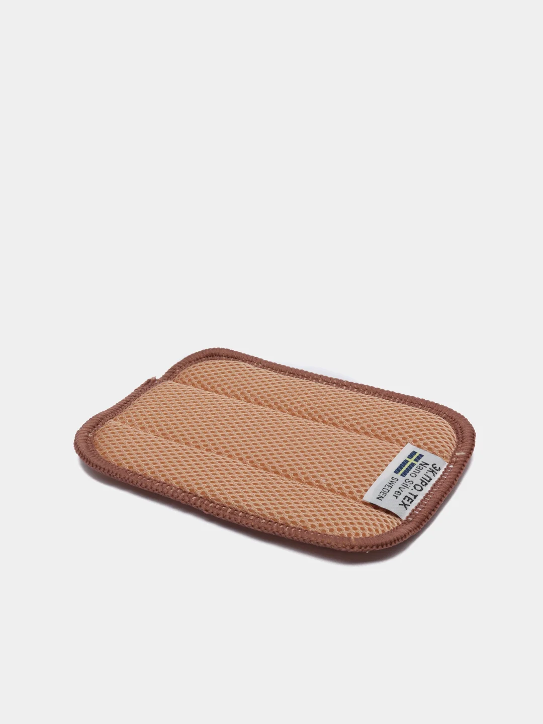 Бежевый спонж / губка для посуды microfiber Econext гранд / салфетка для уборки 10 х 15 см, Швеция