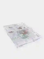 МЛН15 "Эхинацея и бабочки", 18 х 25 см. Набор для вышивания счетным крестом и лентами