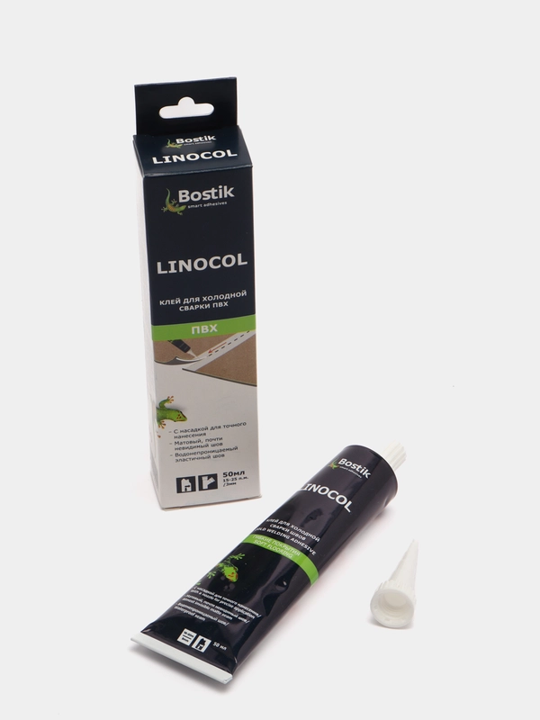Клей для напольных покрытий из ПВХ и пластика, холодная сварка Bostik Linocol, 50 мл