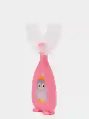 Розовый детская зубная щетка