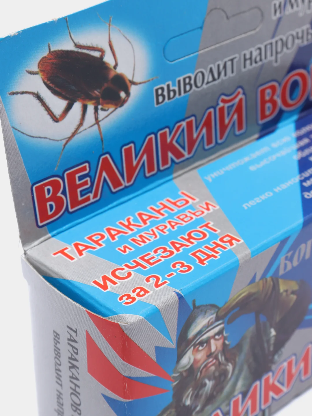 Гель шприц "Великий Воин" от тараканов и муравьёв 45 г