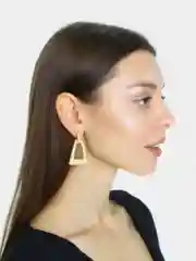 Серьги подвески треугольные Medeya