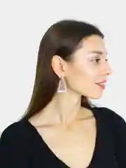 Серьги подвески треугольные Medeya