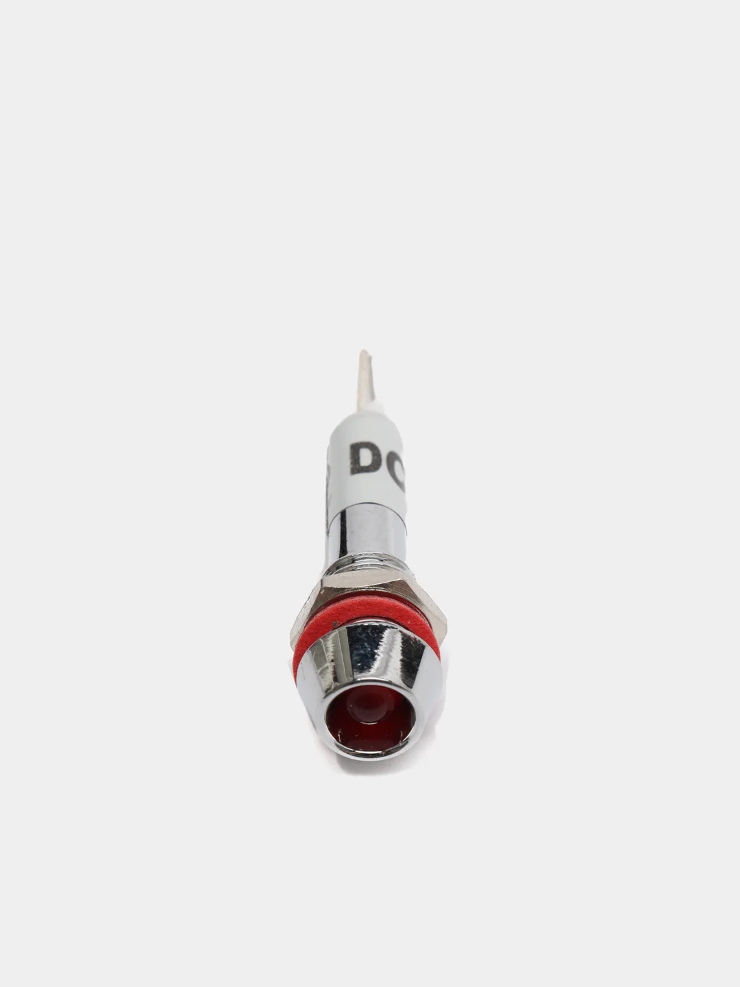 12В Индикатор световой контрольная лампа светодиод в корпусе L-614-R 12V красный (6мм)