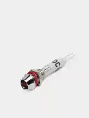 12В Индикатор световой контрольная лампа светодиод в корпусе L-614-R 12V красный (6мм)
