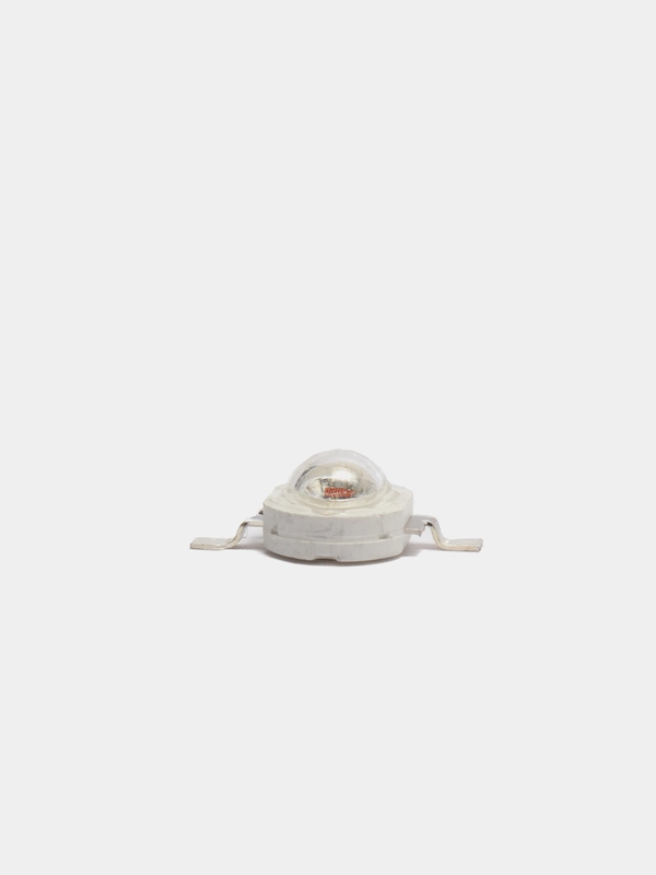 3 штуки Светодиод мощный 3W 3Вт 2.6v Красный Red 620-625nm