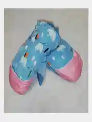 Голубой варежки краги, детские
