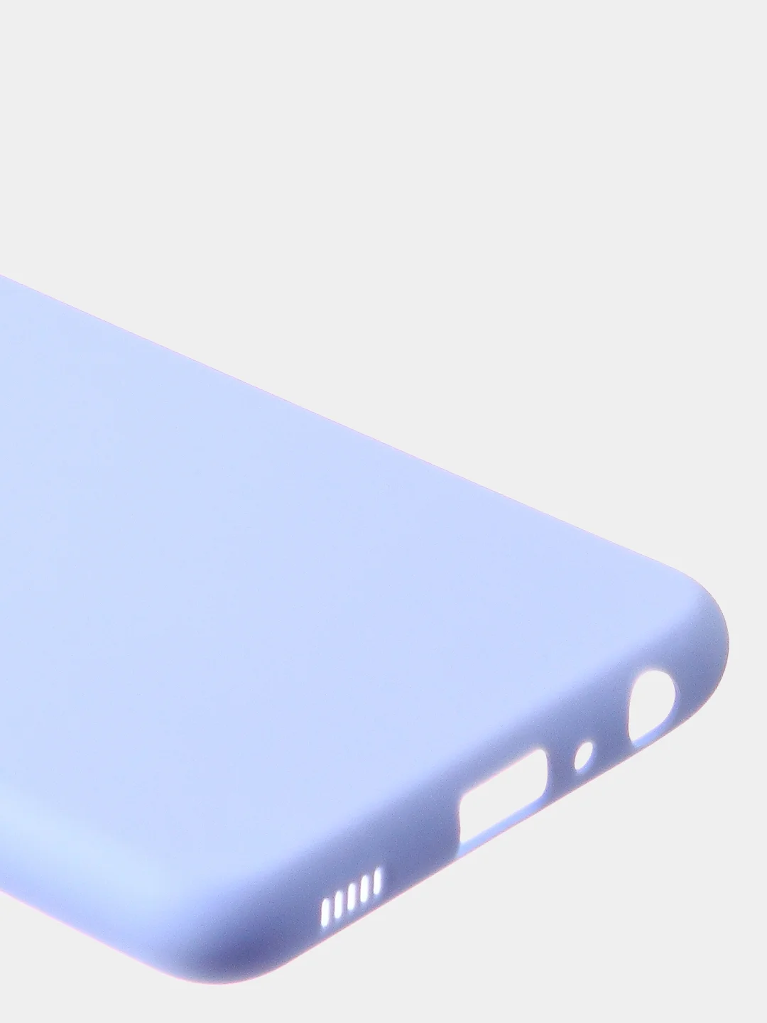Светло-синий чехол для Samsung A32 4G цветной матовый