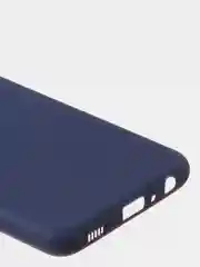 Темно-синий чехол для Samsung A32 4G цветной матовый
