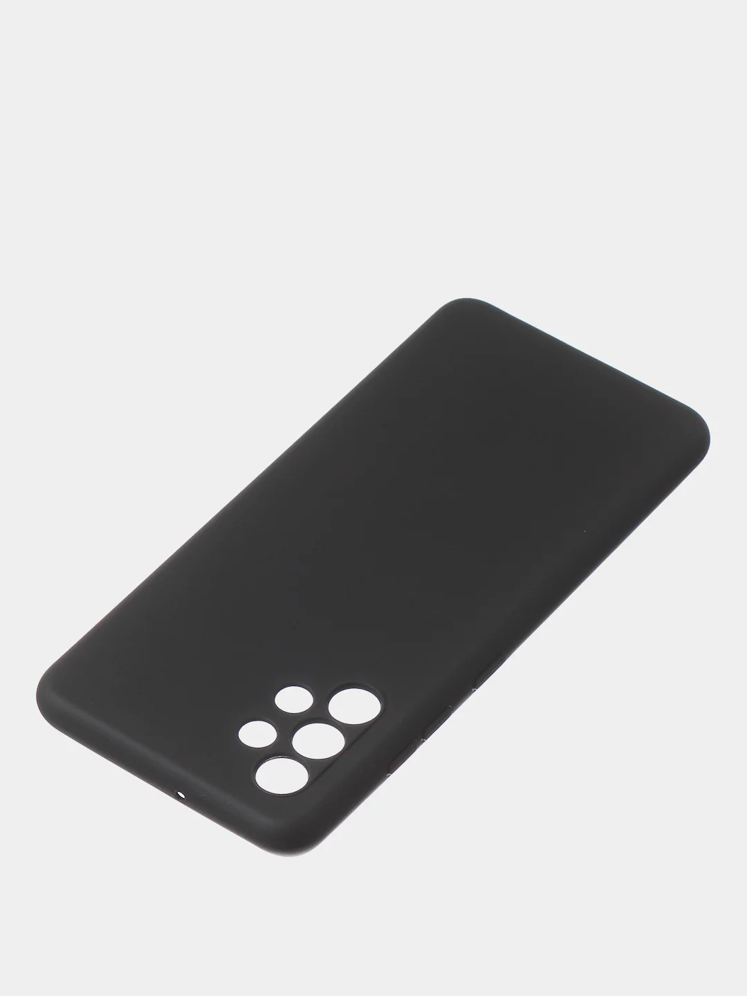 Черный чехол для Samsung A32 4G цветной матовый