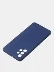 Темно-синий чехол для Samsung A32 4G цветной матовый