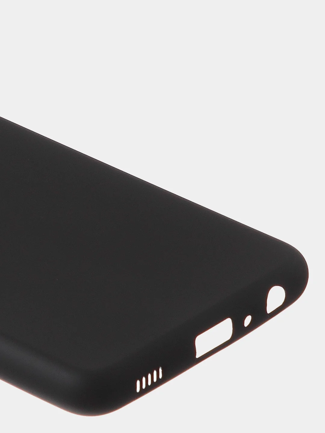 Черный чехол для Samsung A32 4G цветной матовый