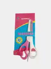 Розовый ножницы детские, с фиксатором