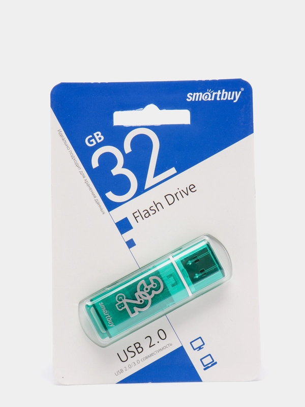 Флешка Smartbuy 32GB Glossy Green (SB32GBGS-G)