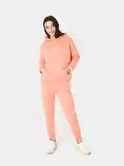 Костюм женский спортивный с начесом: толстовка оверсайз и джоггеры Active