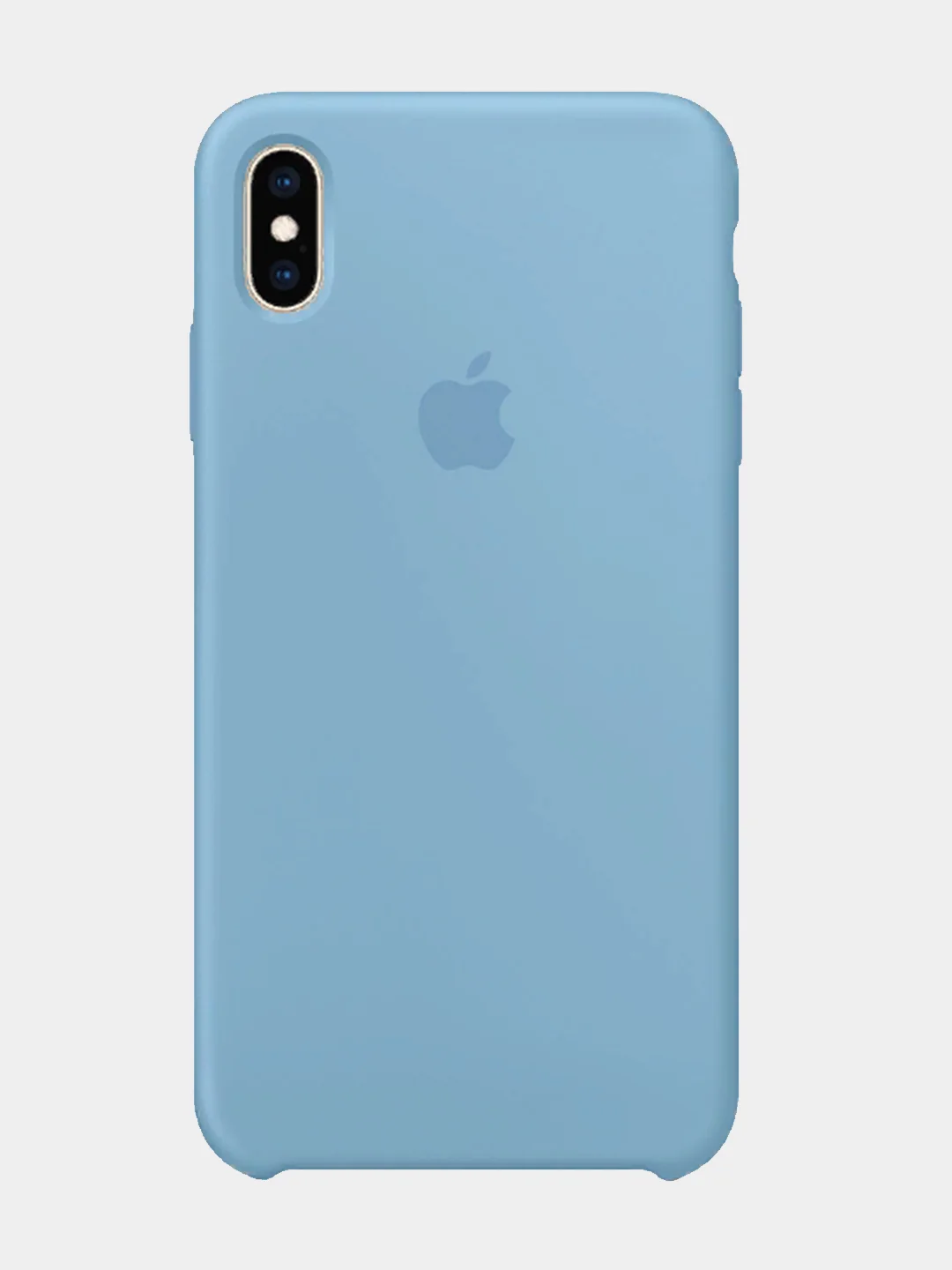 Голубой чехол Silicone case для Apple iPhone XS Max