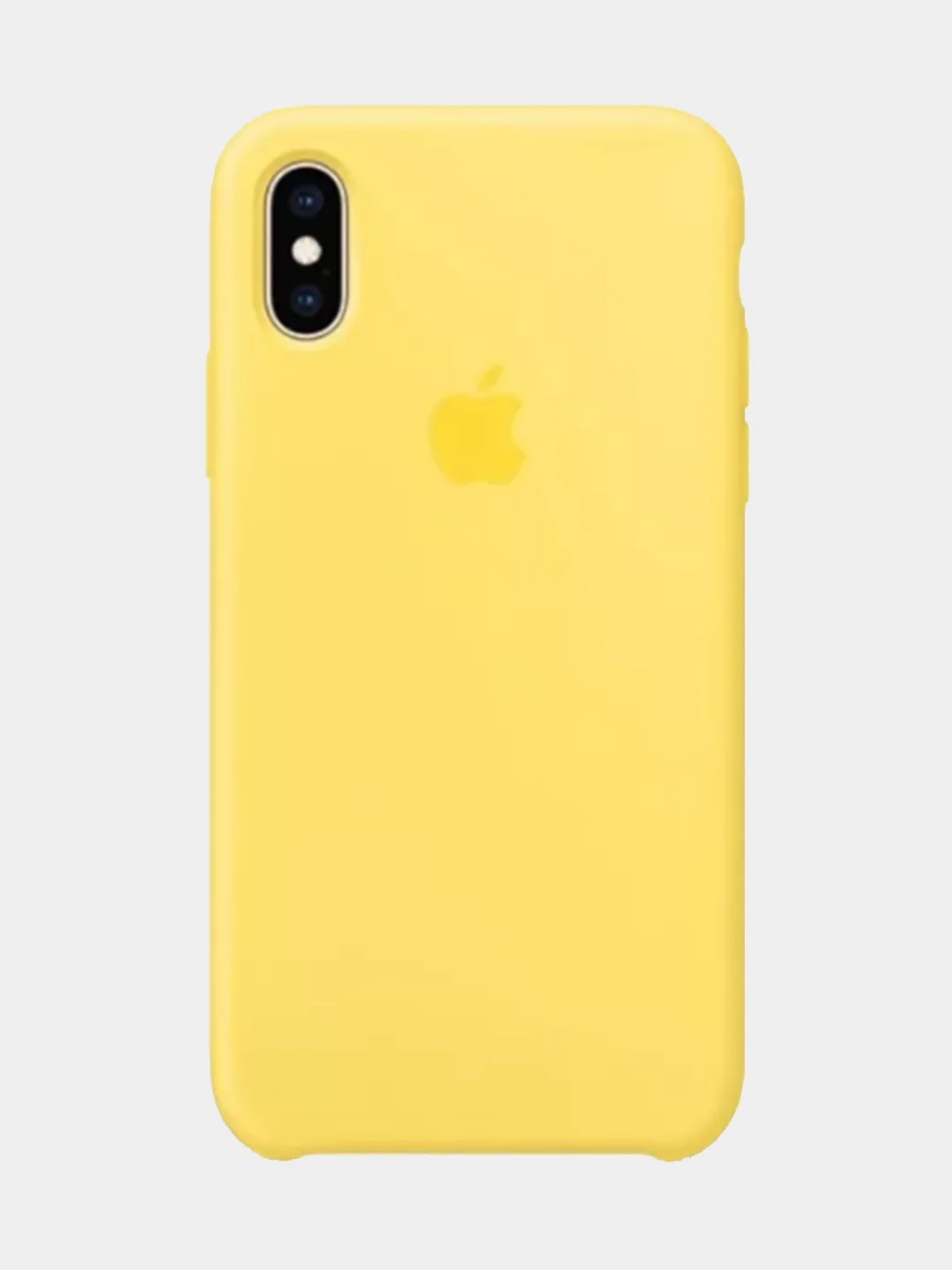 Лимонный чехол Silicone case для Apple iPhone XS Max
