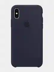 Темно-синий чехол Silicone case для Apple iPhone XS Max