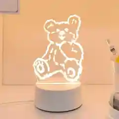 Бежевый светильник ночник светодиодный LED, питание от USB