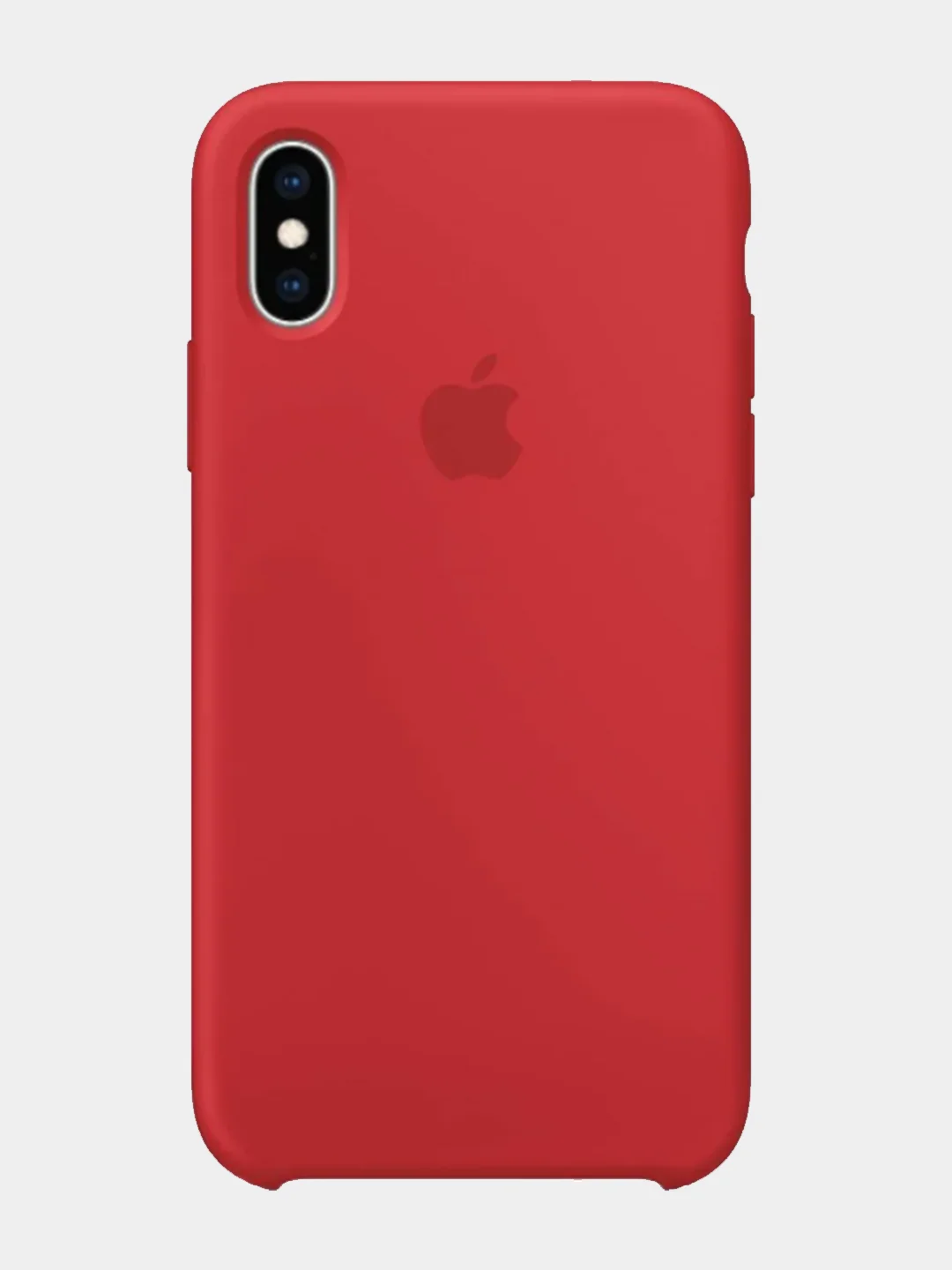 Красный чехол Silicone case для Apple iPhone XS Max