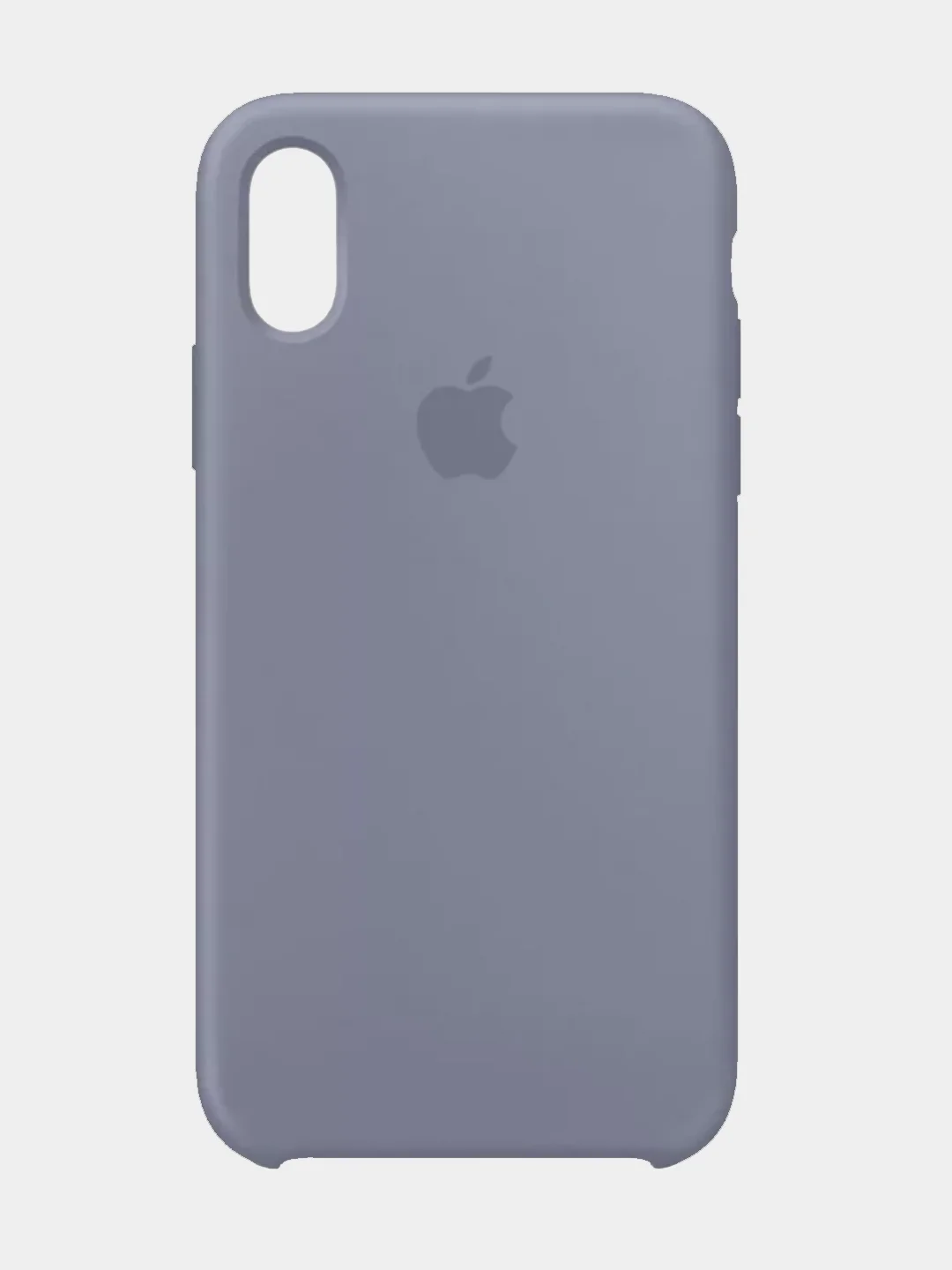 Синий меланж чехол Silicone case для Apple iPhone XS Max