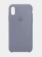 Синий меланж чехол Silicone case для Apple iPhone XS Max