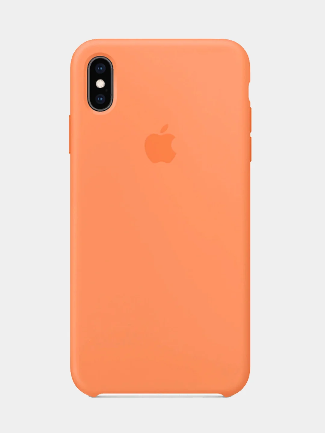 Оранжевый чехол Silicone case для Apple iPhone XS Max