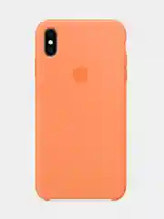 Оранжевый чехол Silicone case для Apple iPhone XS Max
