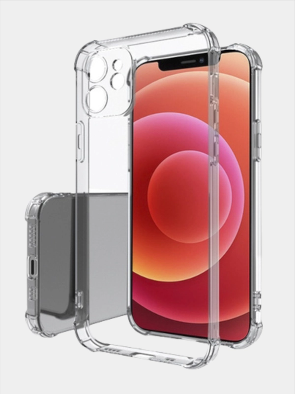 Прозрачный противоударный силиконовый чехол для iPhone 7, 8, XR, 11, 12, 13, Pro Max mini