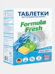 Таблетки для посудомоечных машин Formula Fresh All in 1 бесфосфатные 100 шт