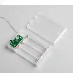 Гирлянда "Нить", прозрачная, свечение тёплое, белое, 2 режима, 3 х AA, 40 LED, 4 м