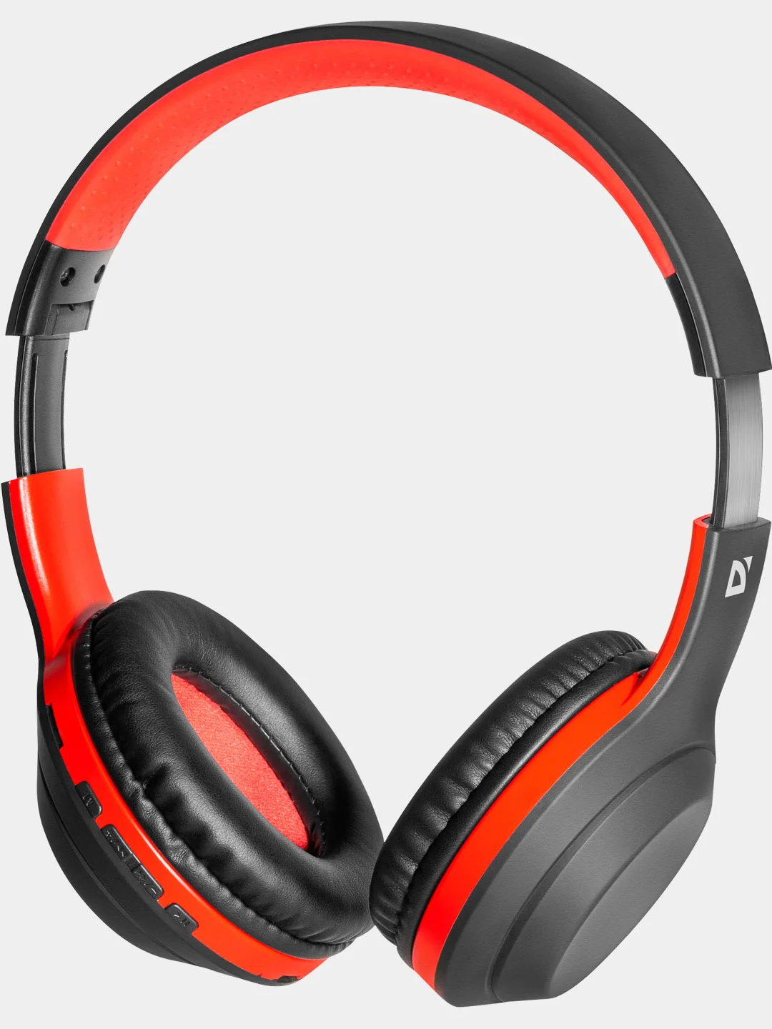 Беспроводные наушники Defender FreeMotion B560 черный+красный, Bluetooth