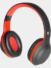 Беспроводные наушники Defender FreeMotion B560 черный+красный, Bluetooth