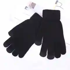 Черный перчатки сенсорные
