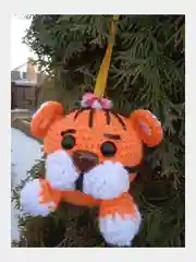 Вязаные  игрушки Тигренок