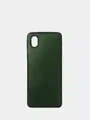 Зеленый силиконовый чехол накладка для Samsung A01 Core / A3 Core с текстурой кожи (под кожу)