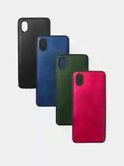 Силиконовый чехол накладка для Samsung A01 Core / A3 Core с текстурой кожи (под кожу)