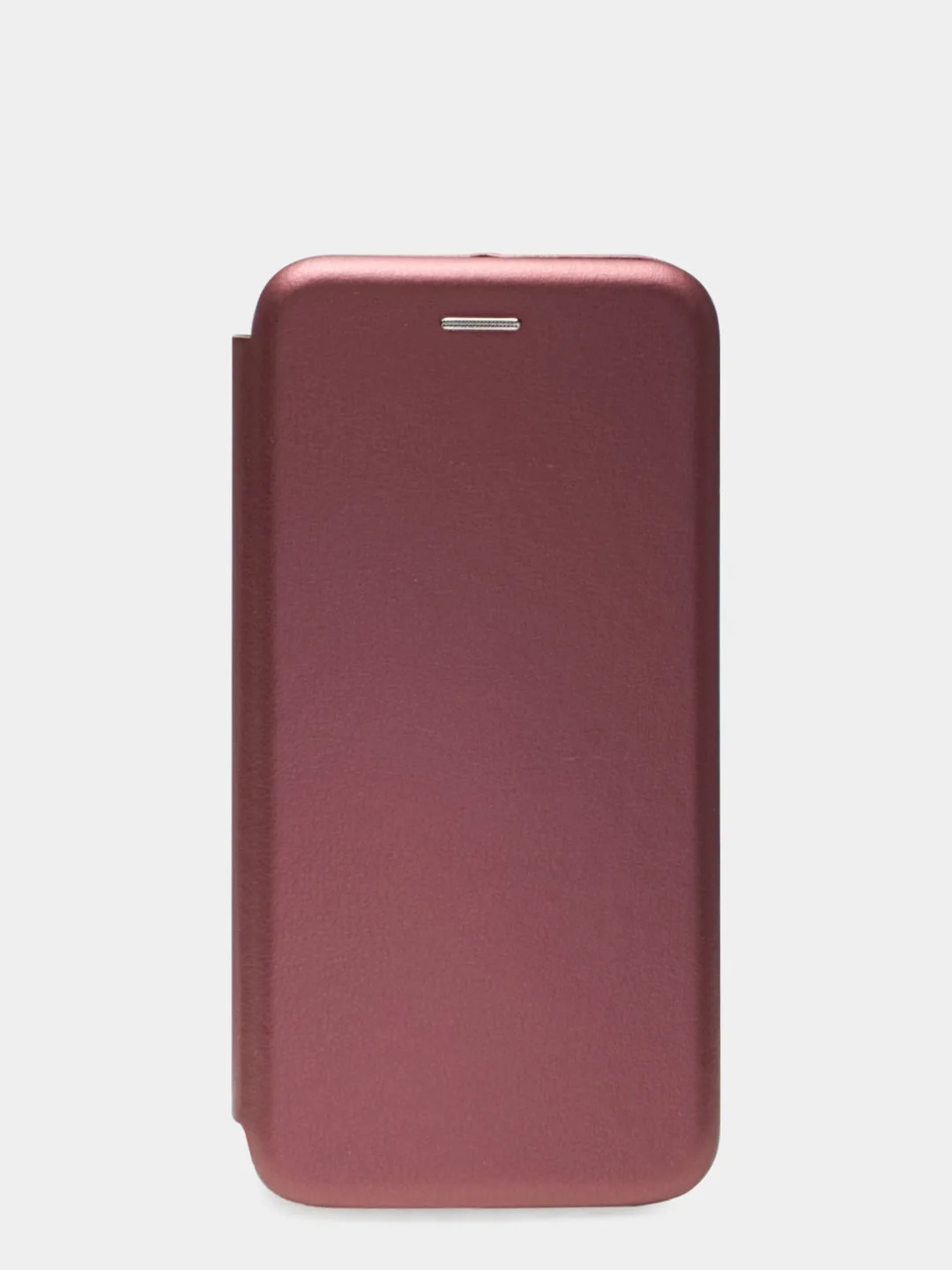 Бордовый чехол книжка Xiaomi Redmi Note 8 Pro горизонтальная на магните
