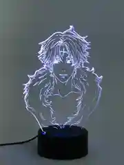 Голубой светильник-ночник 3D по аниме "HunterxHunter", LED, светодиодный, настольный, USB