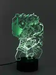 Зеленый светильник-ночник 3D по аниме "HunterxHunter", LED, светодиодный, настольный, USB